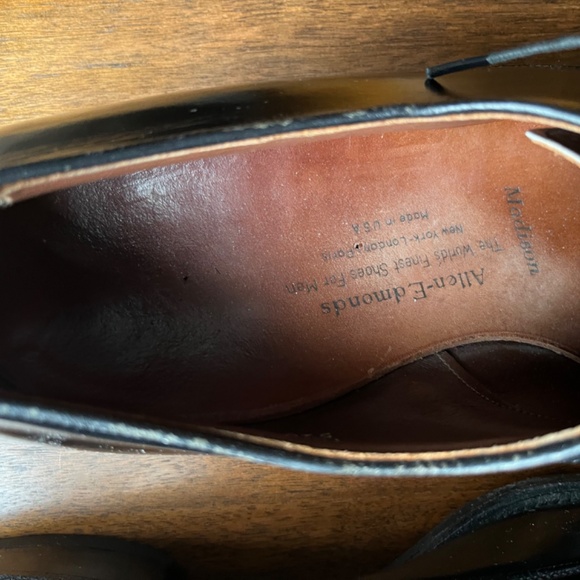 VINTAGE Allen Edmonds Leather Loafers - Picture 3 of 6